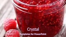  Presentation with jam - Amazing slides having raspberry jam backdrop and a wine colored foreground