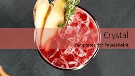  Presentation with mule - Presentation theme enhanced with raspberry-mule-cocktail-fresh-summer background and a coral colored foreground