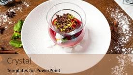  Presentation with paradise island - Presentation theme consisting of raspberry-pistachio-paradise-island-pistachio background and a coral colored foreground