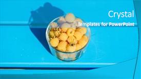  Presentation with vegetarian - Slide deck consisting of raspberry-yellow-bright-sweet-summer background and a teal colored foreground