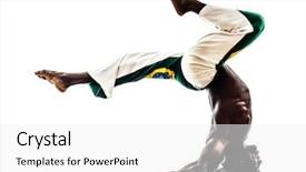  Presentation with rasta - PPT layouts consisting of young mother playing with baby background and a gray colored foreground