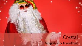  Presentation with rasta - PPT layouts featuring rasta - portrait of a casual santa background and a red colored foreground