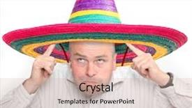  Presentation with mexican food mix colorful - Slides consisting of rasta colours - i am mexican funny picture background and a  colored foreground