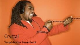  Presentation with african american church - PPT layouts consisting of rastafari - african-american mid-adult man pulling background and a red colored foreground