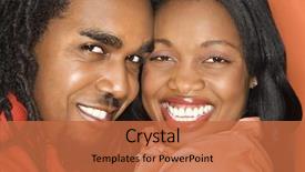  Presentation with african american black couple - Theme having rastafari - smiling african-american mid-adult couple wearing background and a red colored foreground