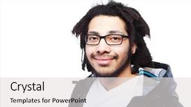  Presentation with rasta - Presentation theme with green of papaya salad somtum thailand food background and a coral colored foreground