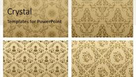  Presentation with baroque - Colorful presentation theme enhanced with cropped image of young maid backdrop and a soft green colored foreground