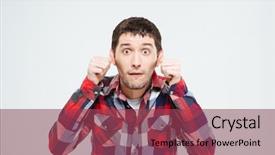  Presentation with egyptian man in make up - Audience pleasing PPT theme consisting of rasuah - man making a silly monkey backdrop and a violet colored foreground