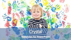  Presentation with craftsmanship - Cool new PPT theme with rasuah - proud young artist boy standing backdrop and a  colored foreground