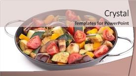  Presentation with ratatouille - Cool new PPT theme with ratatouille backdrop and a soft green colored foreground