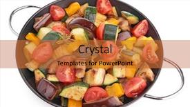  Presentation with ratatouille - PPT theme consisting of ratatouille background and a red colored foreground