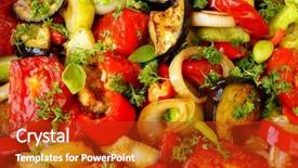  Presentation with ratatouille - Audience pleasing slide deck consisting of ratatouille backdrop and a crimson colored foreground