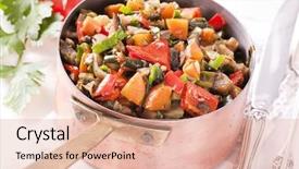  Presentation with ratatouille - Theme featuring ratatouille background and a  colored foreground