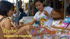  Presentation with thailand food - Beautiful slide deck featuring ratchaburi-thailand-march-24-local backdrop and a tawny brown colored foreground