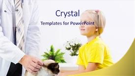  Presentation with dog and cat health - Amazing theme having rating kids - siamese cat lying on table backdrop and a  colored foreground