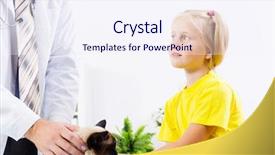  Presentation with goodbye cat - Amazing presentation design having rating kids - siamese cat lying on table backdrop and a  colored foreground