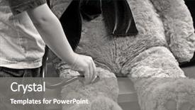  Presentation with rating - Cool new slide set with rating kids - young boy playing doctor backdrop and a  colored foreground