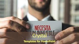  Presentation with property - Theme consisting of ratings agencies - need a property in spanish background and a  colored foreground