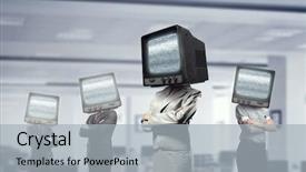  Presentation with mix of people - Cool new theme with ratings television - people with tv instead backdrop and a light gray colored foreground