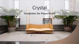  Presentation with rattan furniture - Slide deck enhanced with rattan furniture in home background and a white colored foreground