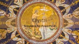  Presentation with mosaic - Audience pleasing PPT theme consisting of ravenna-italy-october-14-2016 backdrop and a gold colored foreground