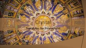  Presentation with mosaic - Slide set featuring ravenna-italy-october-14-2016 background and a coral colored foreground