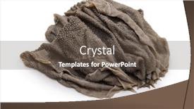  Presentation with third - Presentation theme with raw-beef-omasum-third-stomach background and a tawny brown colored foreground