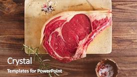  Presentation with bone - Presentation design consisting of wearing mask and gloves medical background and a gray colored foreground.