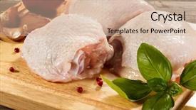  Presentation with vegetable cutting board - Amazing slides having medical technique in the modern operating room of hospital backdrop and a  colored foreground.