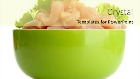  Presentation with raw meat - Beautiful presentation theme featuring raw-chicken-meat-in-bowl backdrop and a blonde colored foreground
