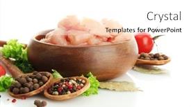  Presentation with raw meat - 