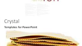  Presentation with colorful - Presentation with raw-colorful-lasagna-sheets-over background and a white colored foreground