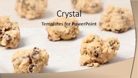  Presentation with chocolate chip cookie - Cool new presentation with raw cookie dough backdrop and a lemonade colored foreground