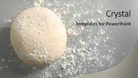  Presentation with proteins keto ketogenic diet raw - Presentation theme consisting of raw dough on grey background background and a soft green colored foreground