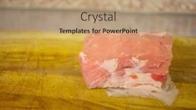  Presentation with fresh meat - 