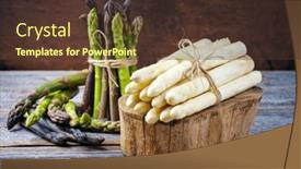  Presentation with cinematic - PPT layouts having raw-green-white-and-violet background and a tawny brown colored foreground