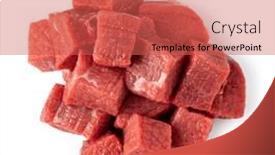  Presentation with raw meat - 