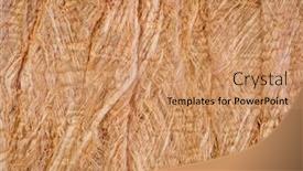  Presentation with fibers - Audience pleasing PPT theme consisting of raw-natural-mulberry-paper-handmade backdrop and a coral colored foreground