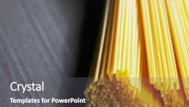  Presentation with pasta - Presentation enhanced with raw pasta on black table close-up background and a gray colored foreground