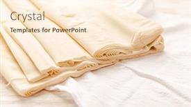  Presentation with baking - Presentation design featuring raw-phyllo-pastry-thin-filo background and a cream colored foreground