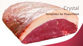  Presentation with raw meat - 