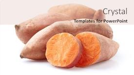  Presentation with ripe golden potato on white - Beautiful presentation featuring raw-potatoes-on-white-background backdrop and a lemonade colored foreground