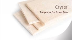  Presentation with puff pastry - Presentation theme featuring raw puff pastry on white background background and a lemonade colored foreground