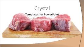  Presentation with fresh meat - 