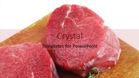  Presentation with fresh meat - 