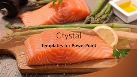  Presentation with salmon fish - 