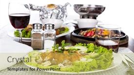  Presentation with shrimp fish - Slide deck enhanced with raw-shrimp-in-fish-sauce background and a yellow colored foreground