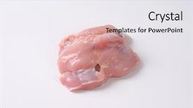  Presentation with chicken - Cool new presentation theme with raw skinless chicken thighs backdrop and a white colored foreground