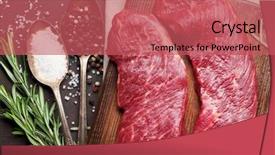  Presentation with blade - Beautiful PPT layouts featuring raw top blade or denver backdrop and a coral colored foreground