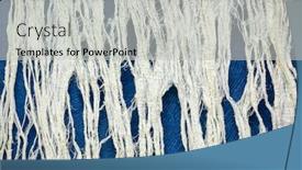  Presentation with white mulberry - Presentation theme consisting of raw-white-mulberry-paper-handmade background and a light gray colored foreground